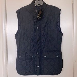 Barbour Quilted Navy Vest Womens Suze Small